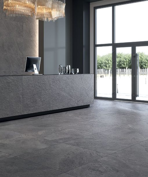 Alternative view of Castelvetro Slate Stones Antracite